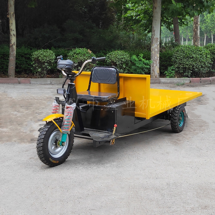 轉運共享單車低工作面電動平板車  好裝好卸